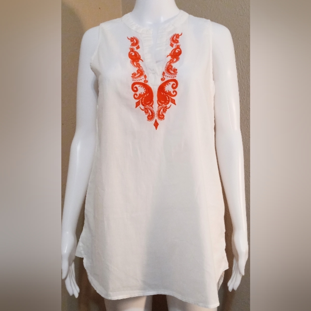 Ipekyol Sleeveless Embroidered Tunic
